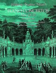 Piano concertos nos. 23-27 : in full score, with Mozart's cadenzas for nos.23 and 27, and the Concert rondo in D from the Breitkopf & Härtel complete works edition Book cover